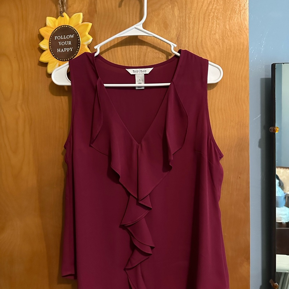 Berry Blush Women's Ruffle Top